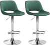 2er-Set Barhocker 106 Samt Grün