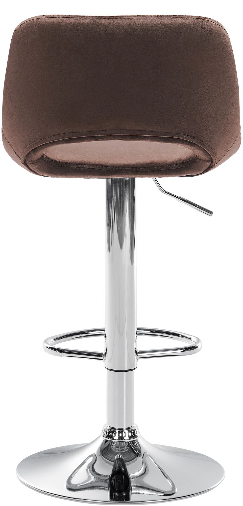 2er-Set Barhocker 106 Samt Braun - Bild 4