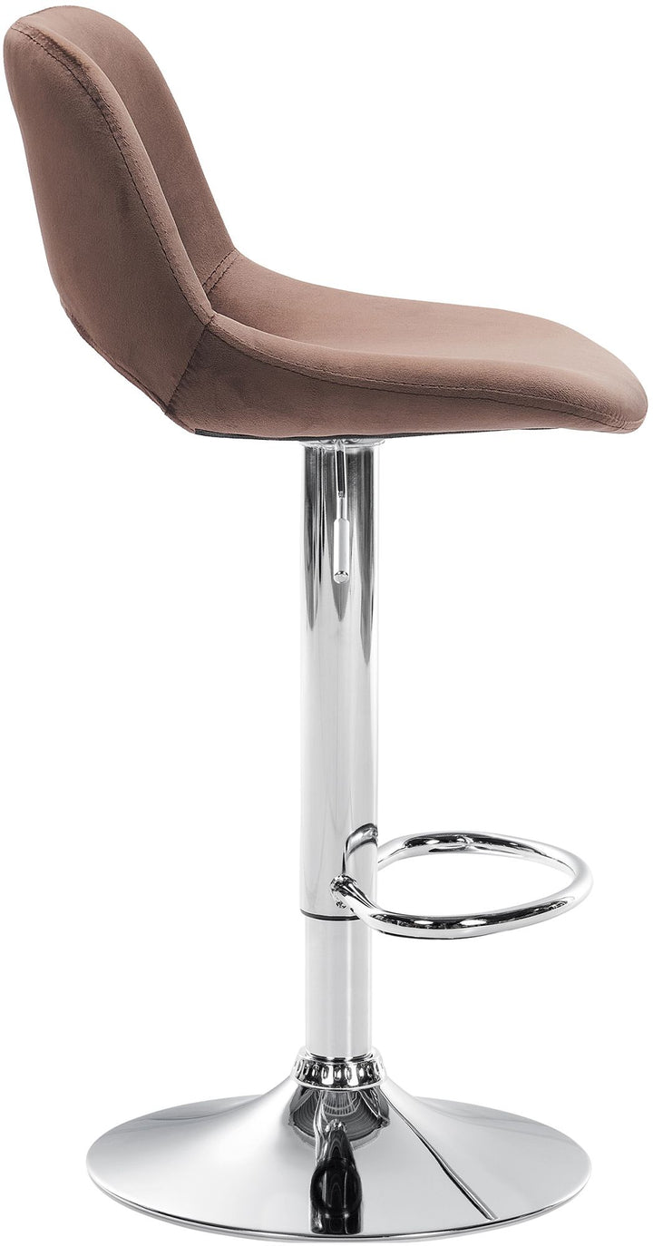 2er-Set Barhocker 106 Samt Braun - Bild 6