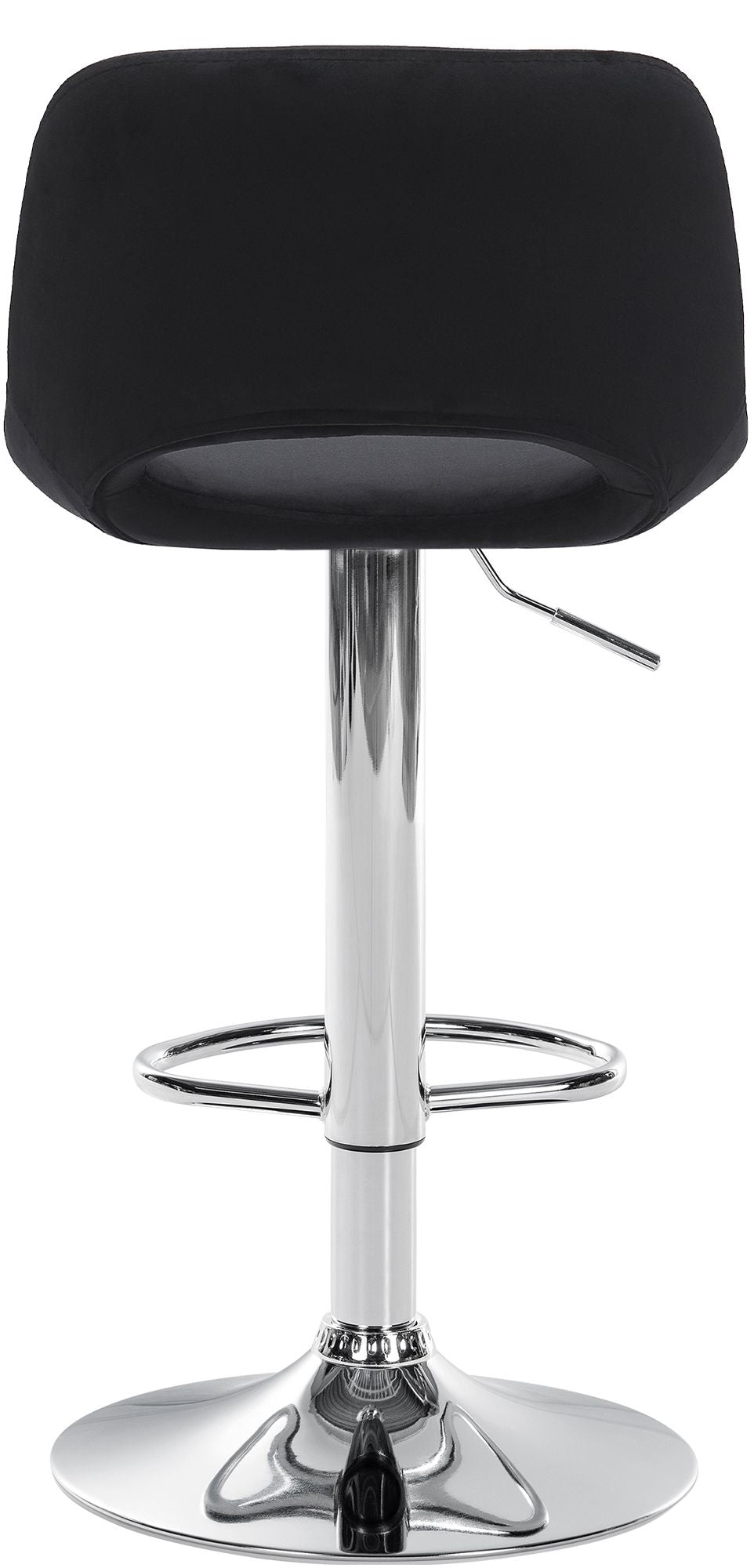 2er-Set Barhocker 106 Samt Schwarz - Bild 4