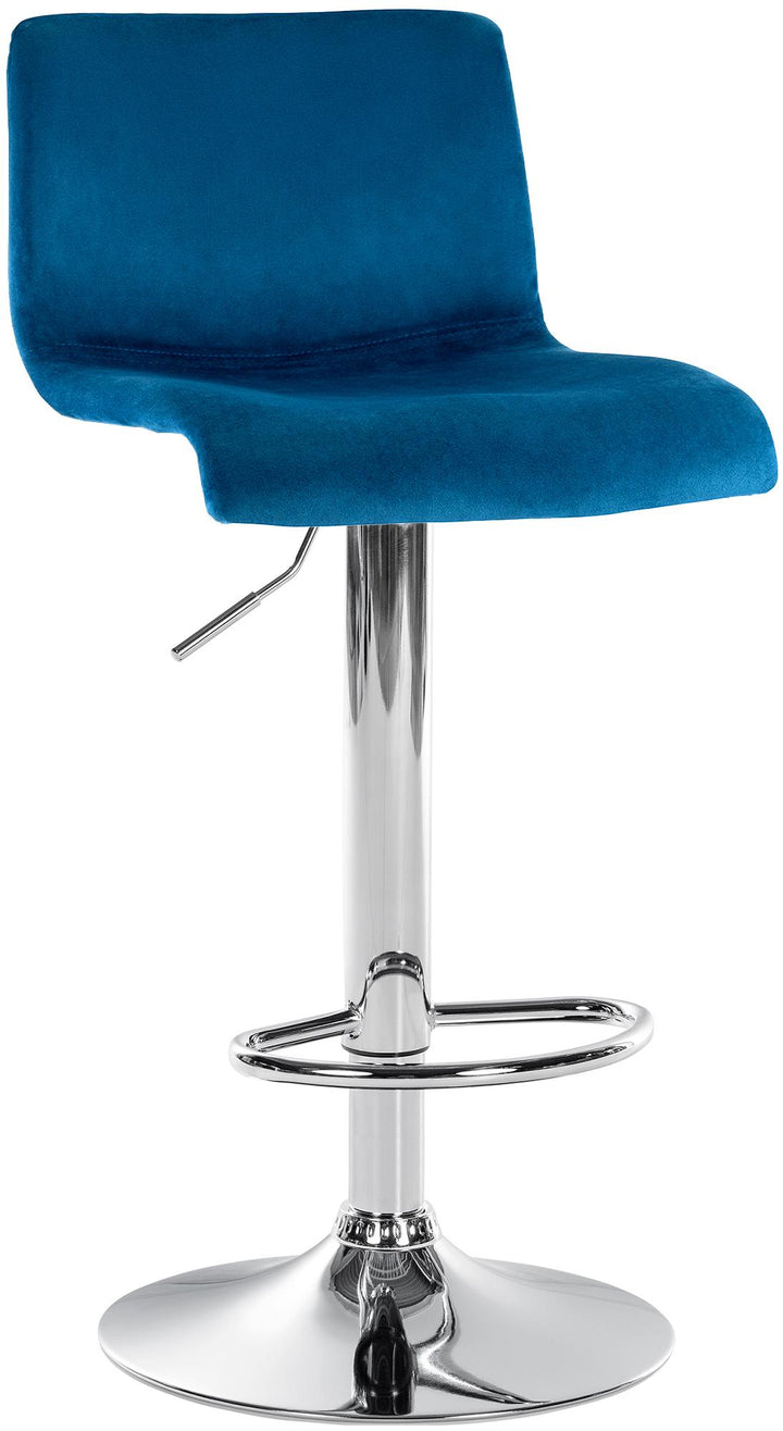 Barhocker 105 Samt Blau