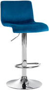 Barhocker 105 Samt Blau
