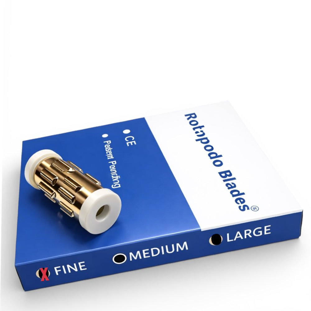 PodoMonium RotoPodo Ersatzraspel Fein – 10er-Set