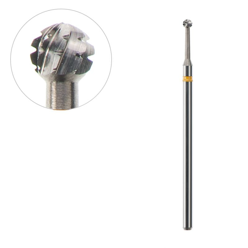 Acurata Fräser Edelstahl Weltkugel Rund ⌀2.1/2.1 mm Extra Fein 1
