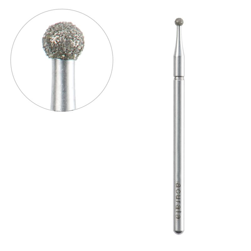 Acurata Fräser Diamant Weltkugel Rund ⌀1.8/1.8 mm 1