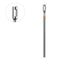 Acurata Fräser Edelstahl Trepan Kroon ⌀2.7/7.5 mm Extra Fein