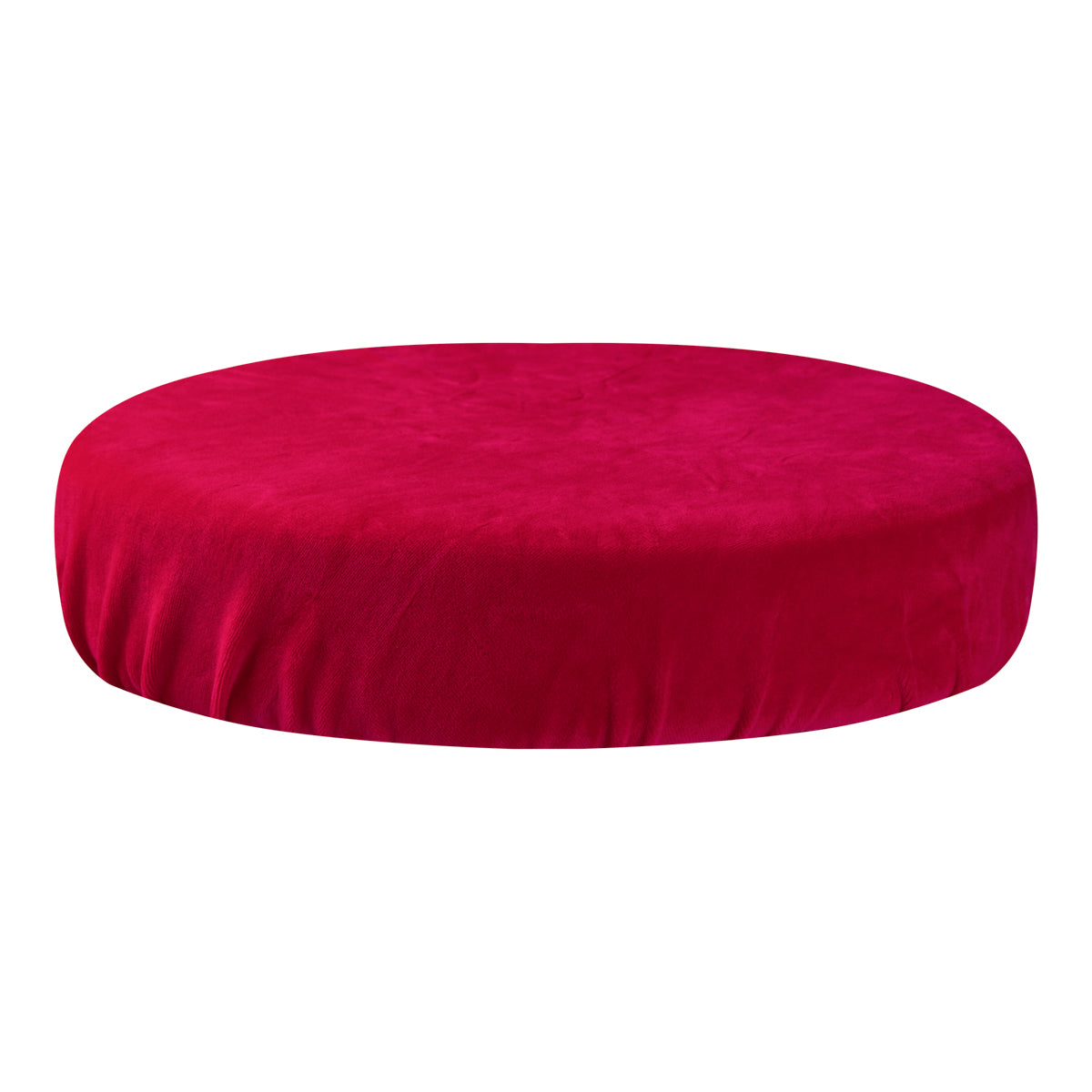 Stuhlhusse Arbeitshocker Samt Fuchsia