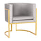 Stuhl Samt MT-308 Gold Grau