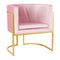 Stuhl Samt MT-308 Gold Rosa