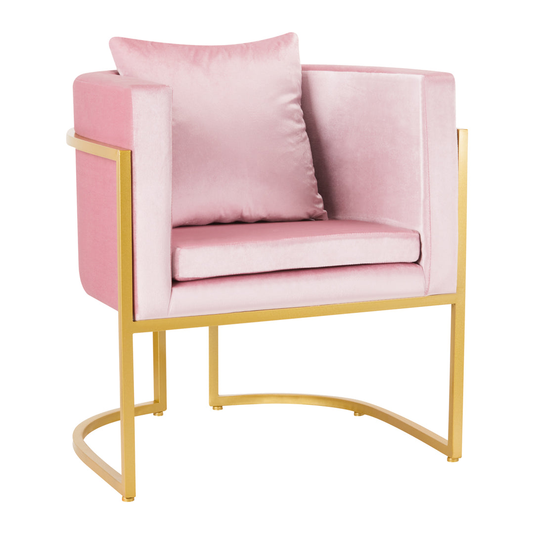 Stuhl Samt MT-308 Gold Rosa –