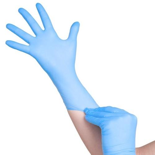 Nitril handschoenen All4Med blauw