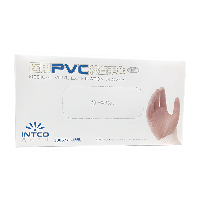 Handschuhe Intco Medical Vinyl Transparent 100st. M