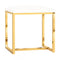 Hocker Agnes Gold-Weiß