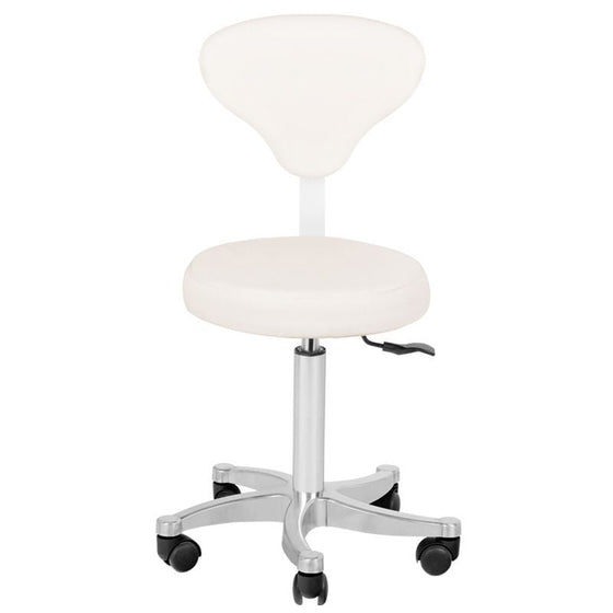 Rollhocker Azzurro 057 Weiß