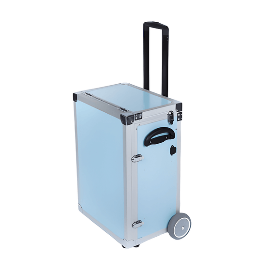 PodoMobile Maxi Pediküre Trolley Grau-Blau
